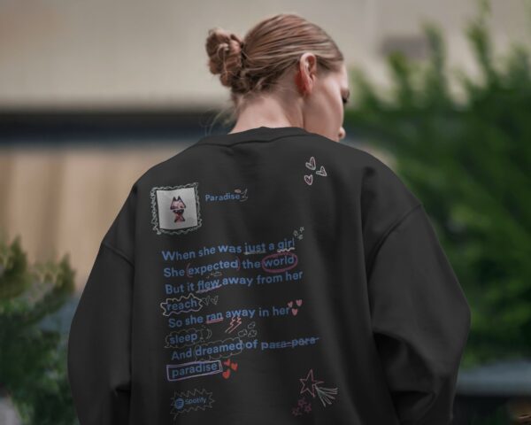 Paradise Coldplay Oversized Sweatshirt - Image 6
