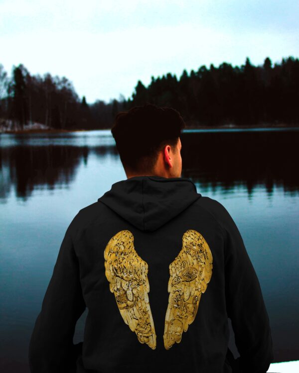 Coldplay Wings Oversized Hoodie - Image 5