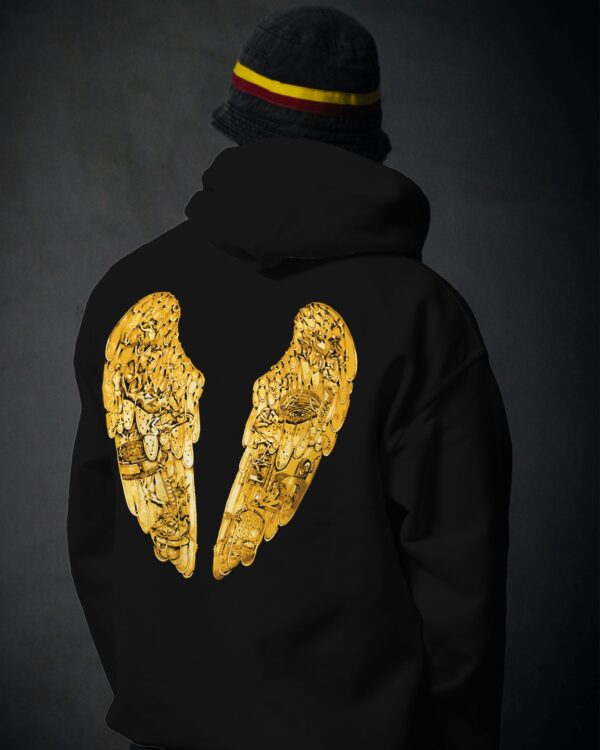 Coldplay Wings Oversized Hoodie